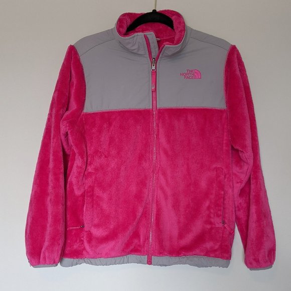 The North Face Other - The North Face Hot Pink Fuzzy Full Zip Jacket